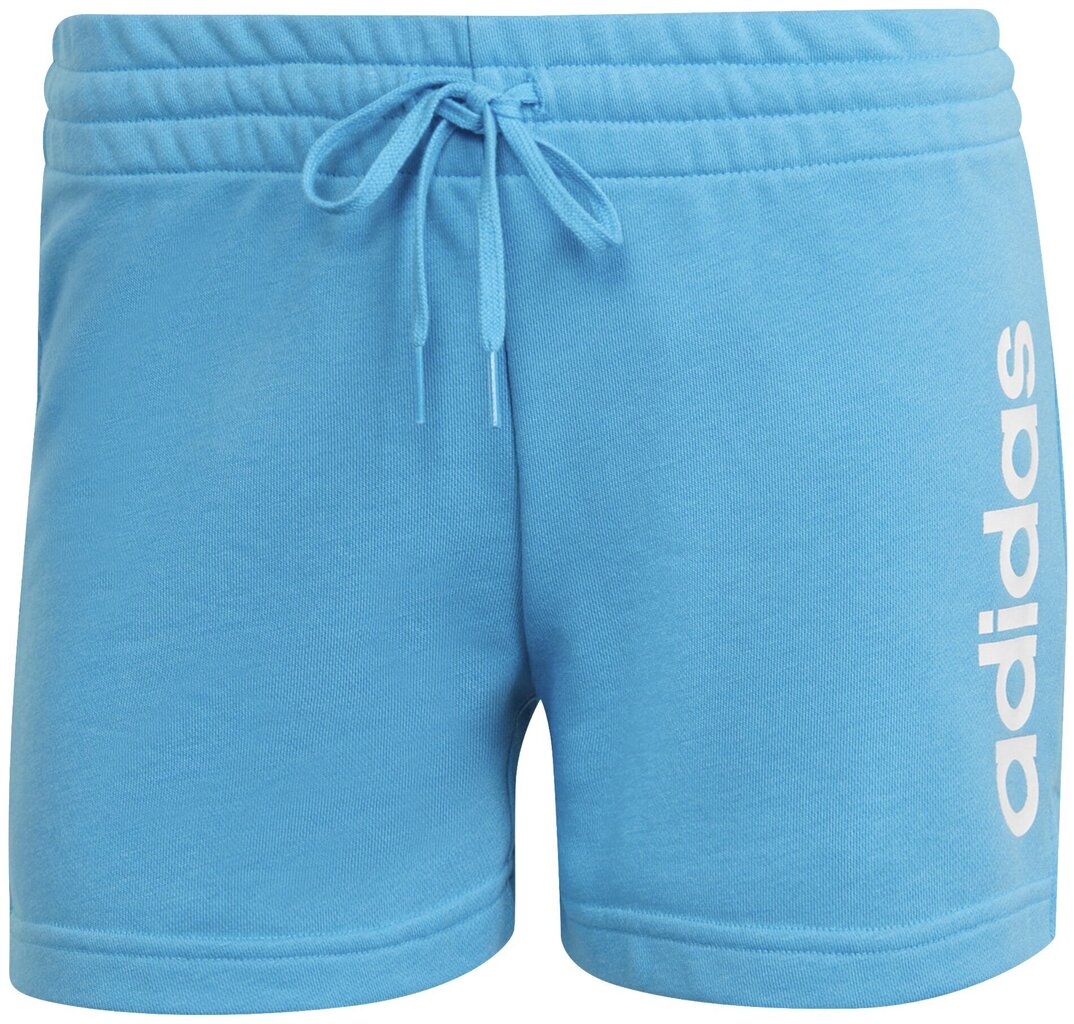 Adidas Shortsit W Lin Ft Short Blue HD1701 hinta ja tiedot | Naisten shortsit | hobbyhall.fi