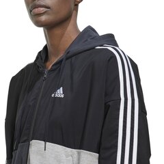 Adidas huppari W Cb B Fz Hodie Grey Black HC8833 hinta ja tiedot | Naisten urheiluvaatteet | hobbyhall.fi