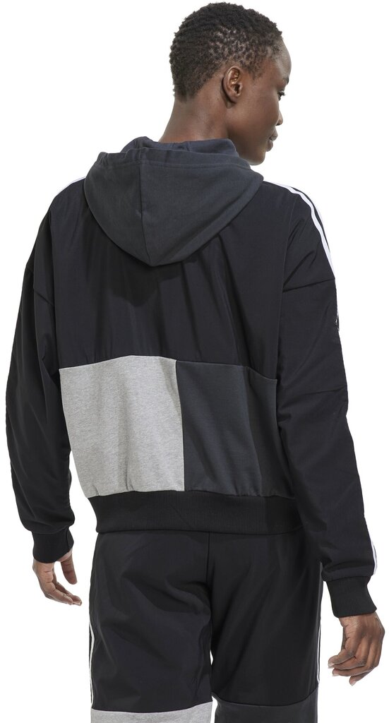 Adidas Jumpperi W Cb B Fz Hodie Grey Black HC8833 hinta ja tiedot | Naisten urheiluvaatteet | hobbyhall.fi