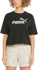 Puma Puserot Floral Vibes Cropped Tee Black 671594 01 hinta ja tiedot | Naisten T-paidat | hobbyhall.fi