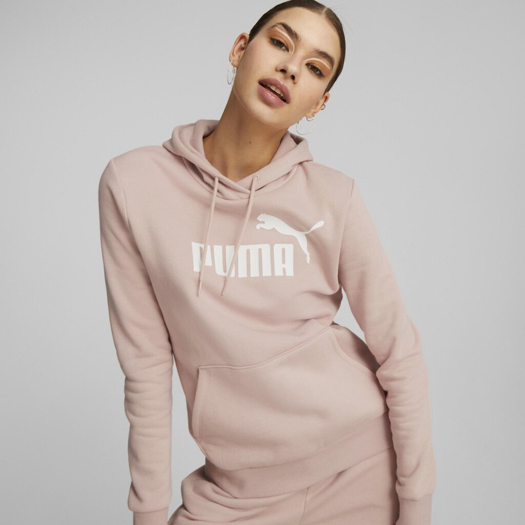 Puma Jumpperi Ess Logo Hoodie Pink 586789 47 hinta ja tiedot | Naisten hupparit, collegepaidat ja villapaidat | hobbyhall.fi