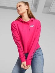 Puma huppari Power Tape Hoodie Pink 673632 64 hinta ja tiedot | Naisten hupparit, collegepaidat ja villapaidat | hobbyhall.fi