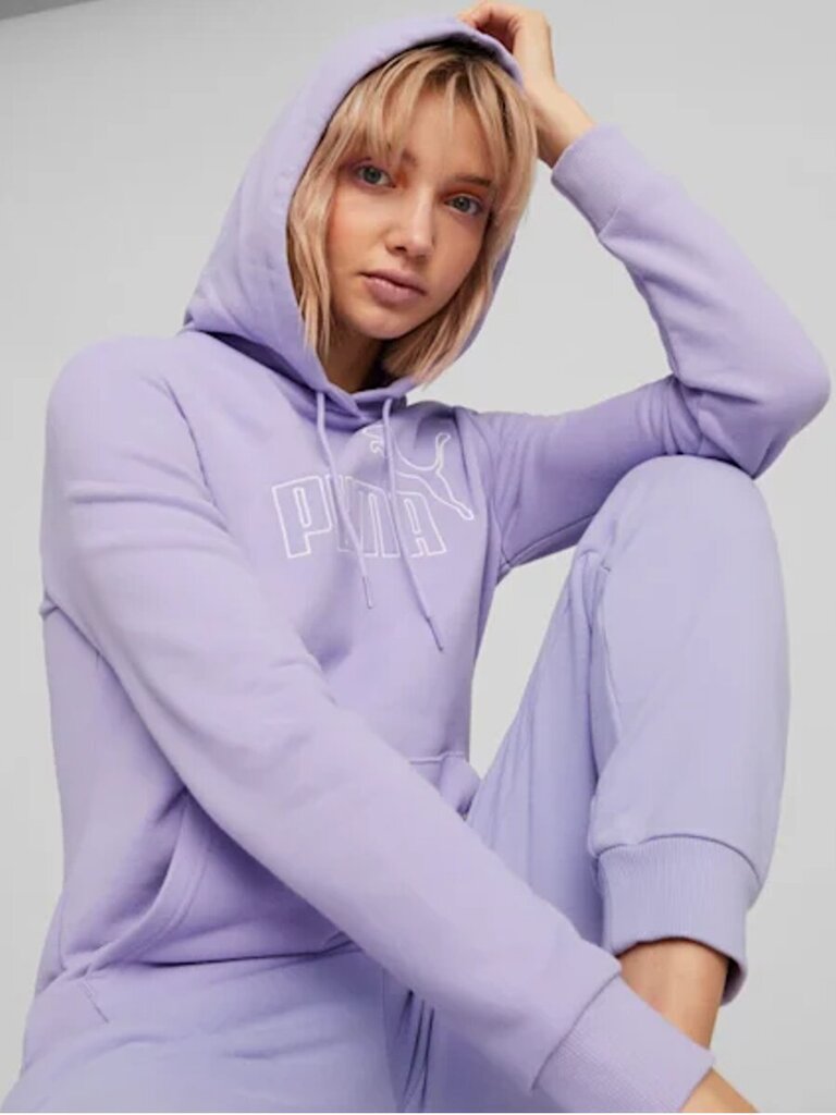 Puma huppari Ess Elevated Hoodie Purple 673788 25 hinta ja tiedot | Naisten hupparit, collegepaidat ja villapaidat | hobbyhall.fi