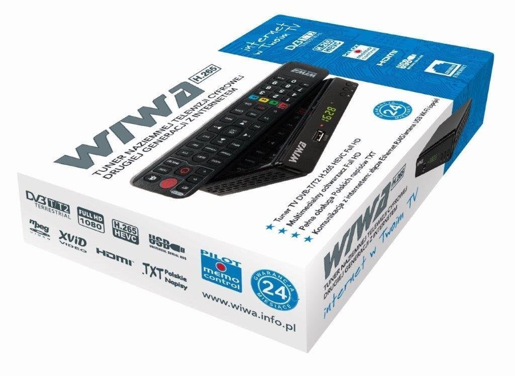 TV-digiboksi Wiwa H.265 2790Z (DVB-T) hinta ja tiedot | TV-virittimet | hobbyhall.fi