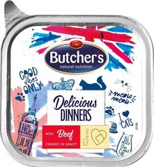 Butcher's Delicious Dinners naudanliha, 100g hinta ja tiedot | Butchers Lemmikit | hobbyhall.fi