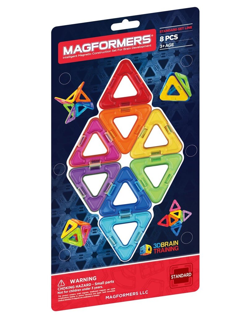Magneettinen rakennussetti Magformers Triangle, 63085 hinta ja tiedot | LEGOT ja rakennuslelut | hobbyhall.fi