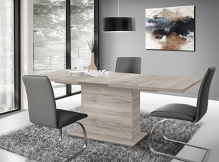 Jatkettava pöytä EST42, harmaa hinta ja tiedot | Ruokapöydät | hobbyhall.fi