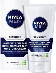 Rauhoittava kasvovoide Nivea miehille Sensitive, 75 ml hinta ja tiedot | Kasvovoiteet | hobbyhall.fi