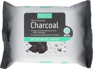 Puhdistavat kosteuspyyhkeet Beauty Formulas Charcoal 25 kpl. hinta ja tiedot | Beauty Formulas Kasvojenhoitotuotteet | hobbyhall.fi