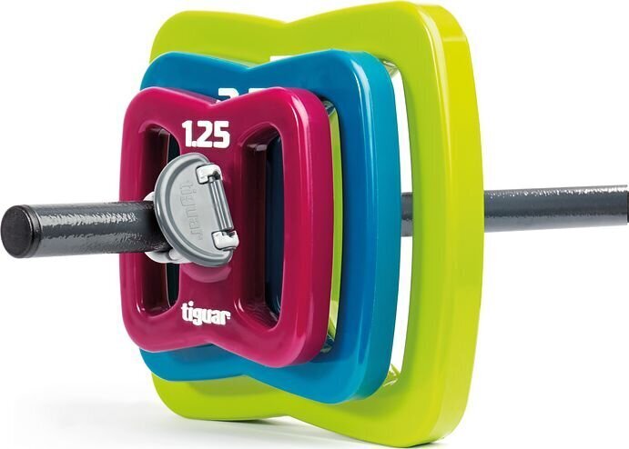 Painosarja ja tanko Tiguar Power Gym Butterfly 20 kg hinta ja tiedot | Käsipainot, kahvakuulat ja voimaharjoittelu | hobbyhall.fi