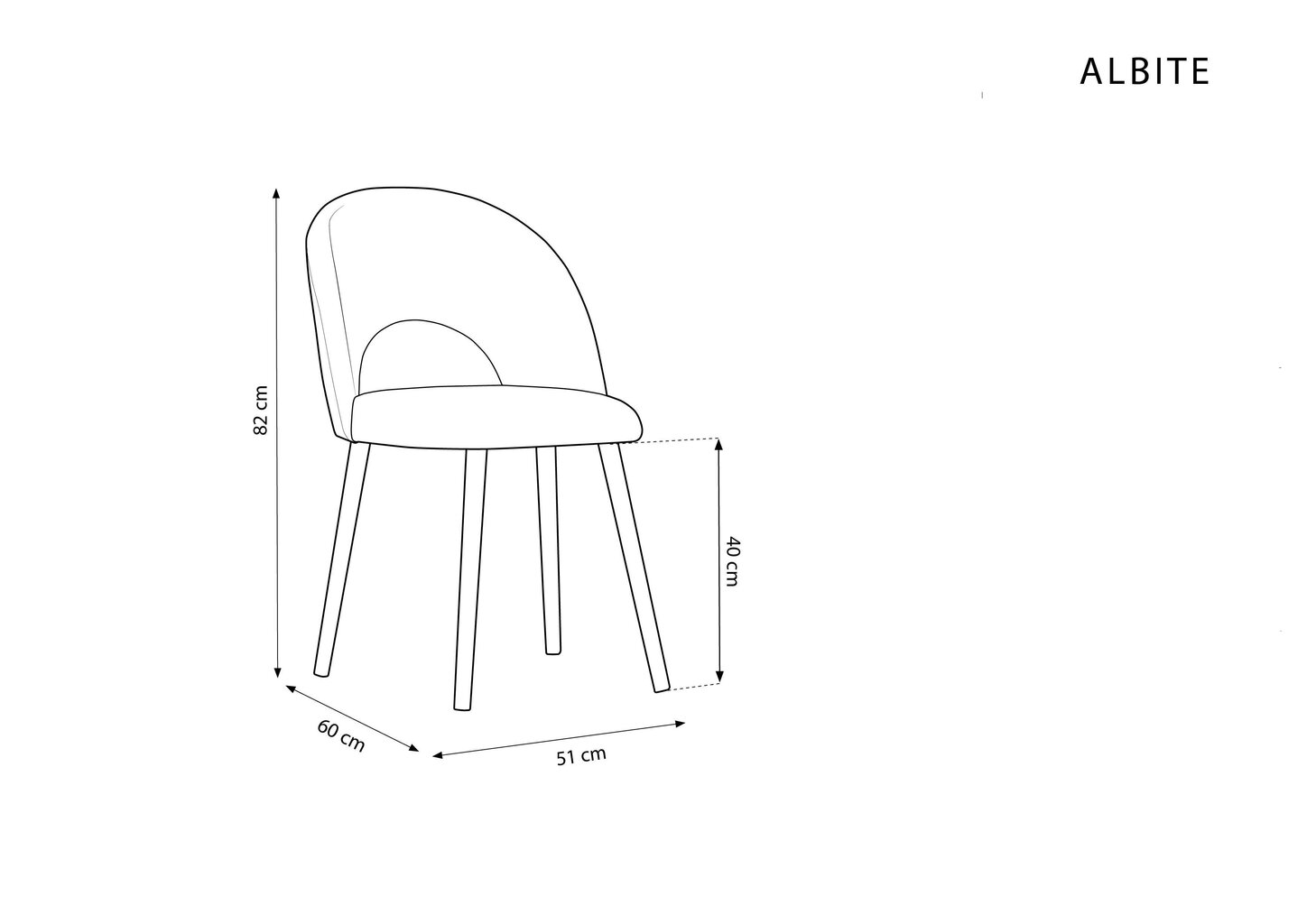 Tuoli Micadoni Home Tanti, vaaleanharmaa hinta ja tiedot | Ruokapöydän tuolit | hobbyhall.fi