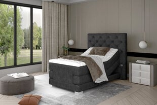 Sähkökäyttöinen sänky NORE Clover 05, 90x200, tummanharmaa hinta ja tiedot | Sängyt | hobbyhall.fi