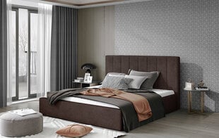 Sänky NORE Audrey 02, 180x200cm, ruskea hinta ja tiedot | Sängyt | hobbyhall.fi
