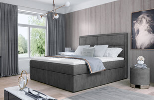 Sänky NORE Meron 05, 140x200 cm, harmaa hinta ja tiedot | Sängyt | hobbyhall.fi