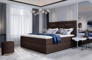 Sänky NORE Vivre 03, 160x200cm, ruskea hinta ja tiedot | Sängyt | hobbyhall.fi