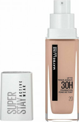 Maybelline Liquid Make Up Base Superstay Activewear 30 h Foundation Nº20 Cameo (30 ml) hinta ja tiedot | Meikkivoiteet ja puuterit | hobbyhall.fi