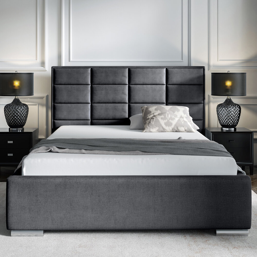 Selsey Elibin sänky, 180x200 cm, tummanharmaa hinta ja tiedot | Sängyt | hobbyhall.fi