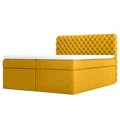 Sänky Selsey Costmary, 160x200 cm, keltainen hinta ja tiedot | Sängyt | hobbyhall.fi