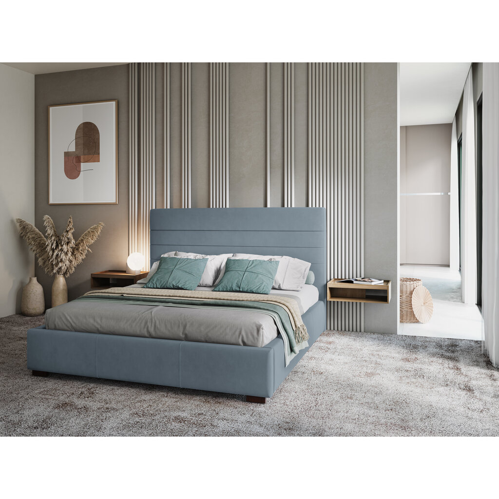 Micadoni Home Aranda sänky, 160x200cm, sininen hinta ja tiedot | Sängyt | hobbyhall.fi