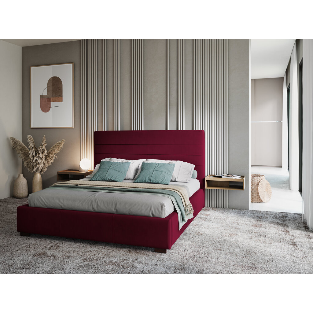 Micadoni Home Aranda sänky, 180x200cm, punainen hinta ja tiedot | Sängyt | hobbyhall.fi
