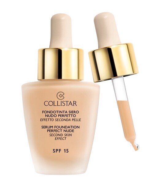 Collistar SPF15 Second Skin Effect -meikkivoide, 30 ml, 2 Beige hinta ja tiedot | Meikkivoiteet ja puuterit | hobbyhall.fi