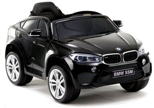 BMW X6 M lasten sähköauto, musta hinta ja tiedot | Lasten sähköautot | hobbyhall.fi
