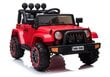 Lasten sähköauto Jeep BRD-7588, 4x4, punainen, 3 vuotta+ hinta ja tiedot | Lasten sähköautot | hobbyhall.fi