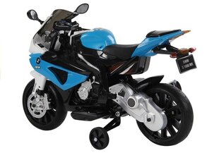 Lasten sähkömoottoripyörä BMW S1000RR, musta hinta ja tiedot | Lasten sähköautot | hobbyhall.fi