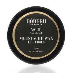 Viiksivaha No 101 Moustache Wax Light Hold, 25 ml hinta ja tiedot | Parranajo ja karvanpoisto | hobbyhall.fi