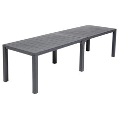 Puutarhapöytä Julie Double Table, harmaa (2 kokoonpanoa) hinta ja tiedot | Puutarhapöydät | hobbyhall.fi