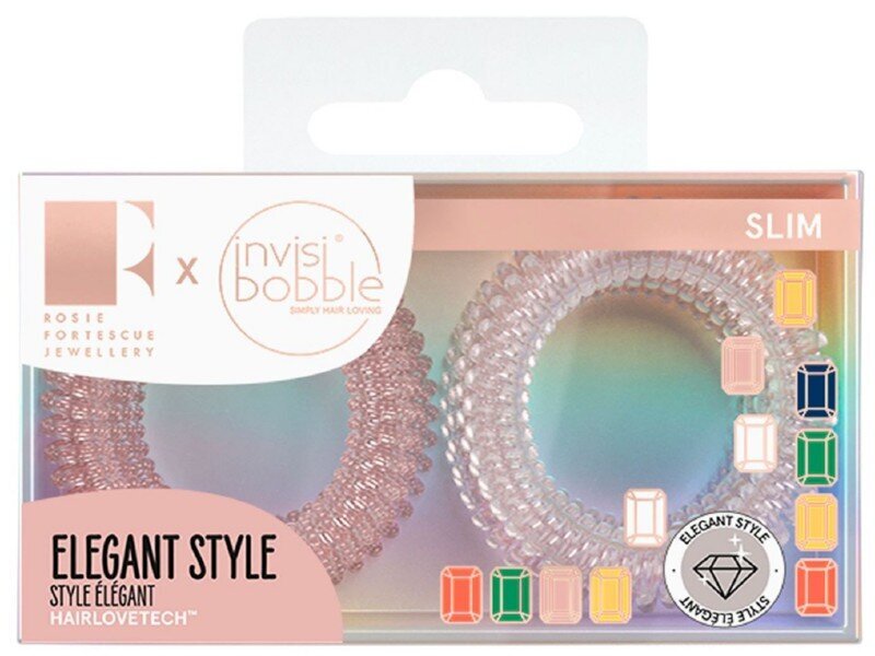 Invisibobble SLIM Rosie Fortescue Pink Glasses hinta ja tiedot | Hiustarvikkeet | hobbyhall.fi