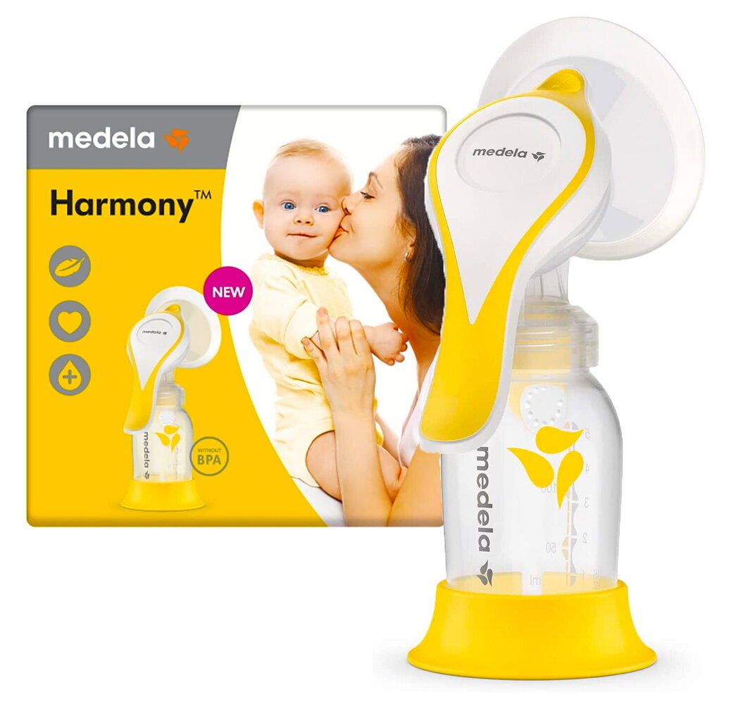 Harmony flex, kaksivaiheinen rintapumppu, käsikäyttöinen, yhdelle rinnalle, Medela hinta ja tiedot | Imetystuotteet | hobbyhall.fi