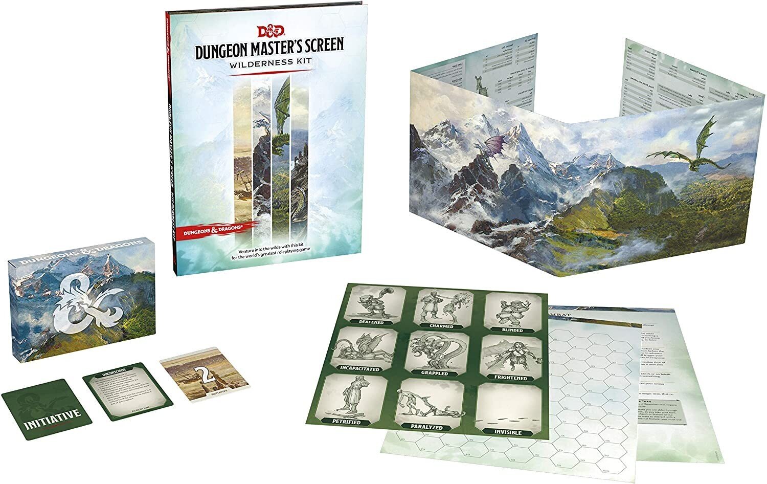 Dungeons & Dragons RPG Dungeon Master's Screen Wilderness Kit englanniksi hinta ja tiedot | Lautapelit ja älypelit | hobbyhall.fi