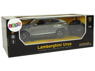 Radio-ohjattava Lamborghini Urus 1:24 harmaa hinta ja tiedot | Poikien lelut | hobbyhall.fi