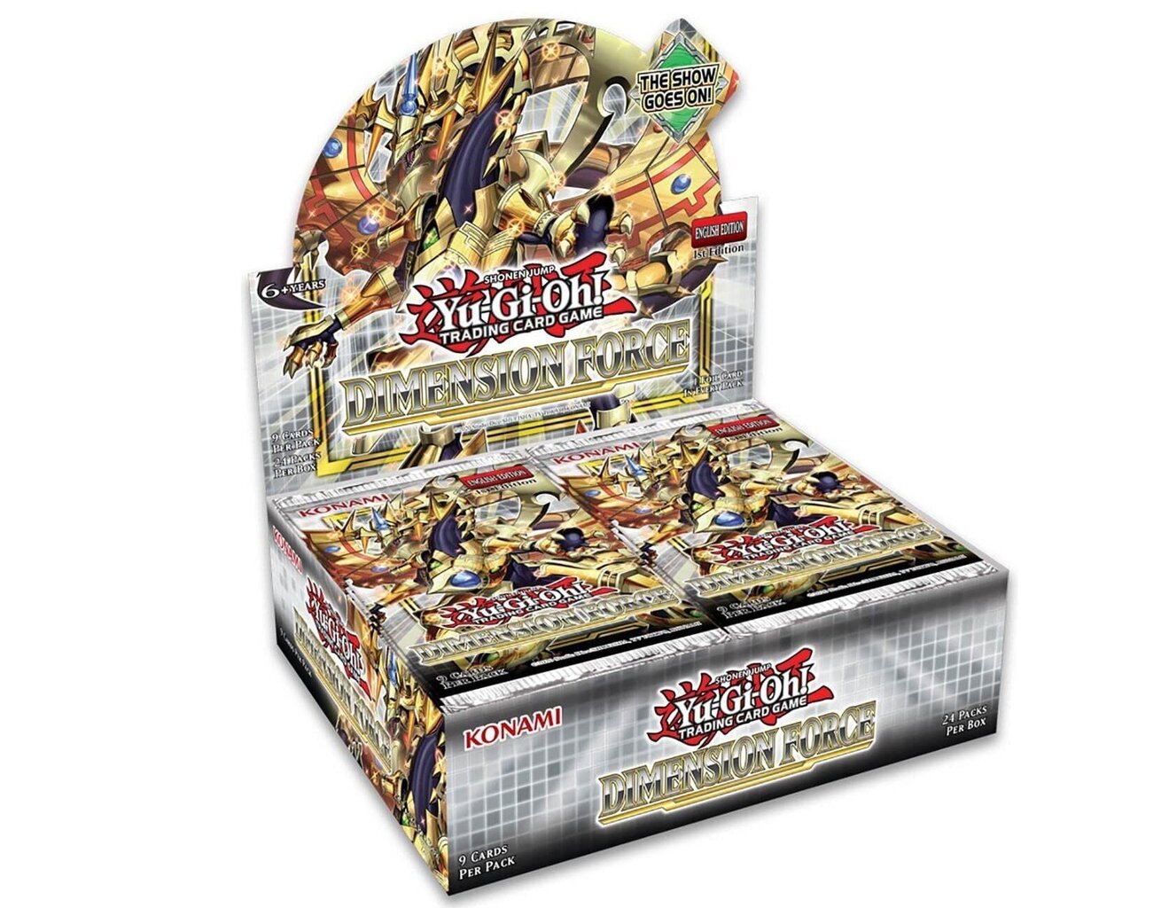 Kortit Konami Yu-Gi-Oh! TCG Dimension Force Booster Display, EN hinta ja tiedot | Lautapelit ja älypelit | hobbyhall.fi