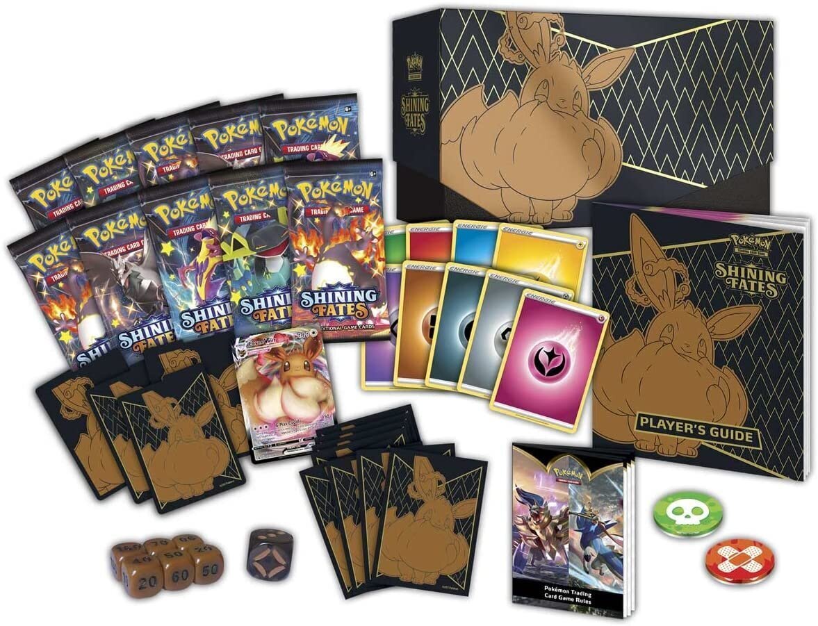 Kortit Pokemon Shining Fates Elite Trainer Box hinta ja tiedot | Lautapelit ja älypelit | hobbyhall.fi