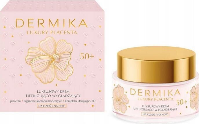 Kasvovoide Dermika Luxury Placenta 50+, 50 ml hinta ja tiedot | Kasvovoiteet | hobbyhall.fi