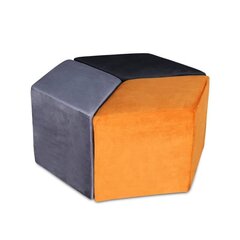 Pouf Aatrium Rhombus 3 W1168, oranssi hinta ja tiedot | Säkkituolit, rahit ja penkit | hobbyhall.fi