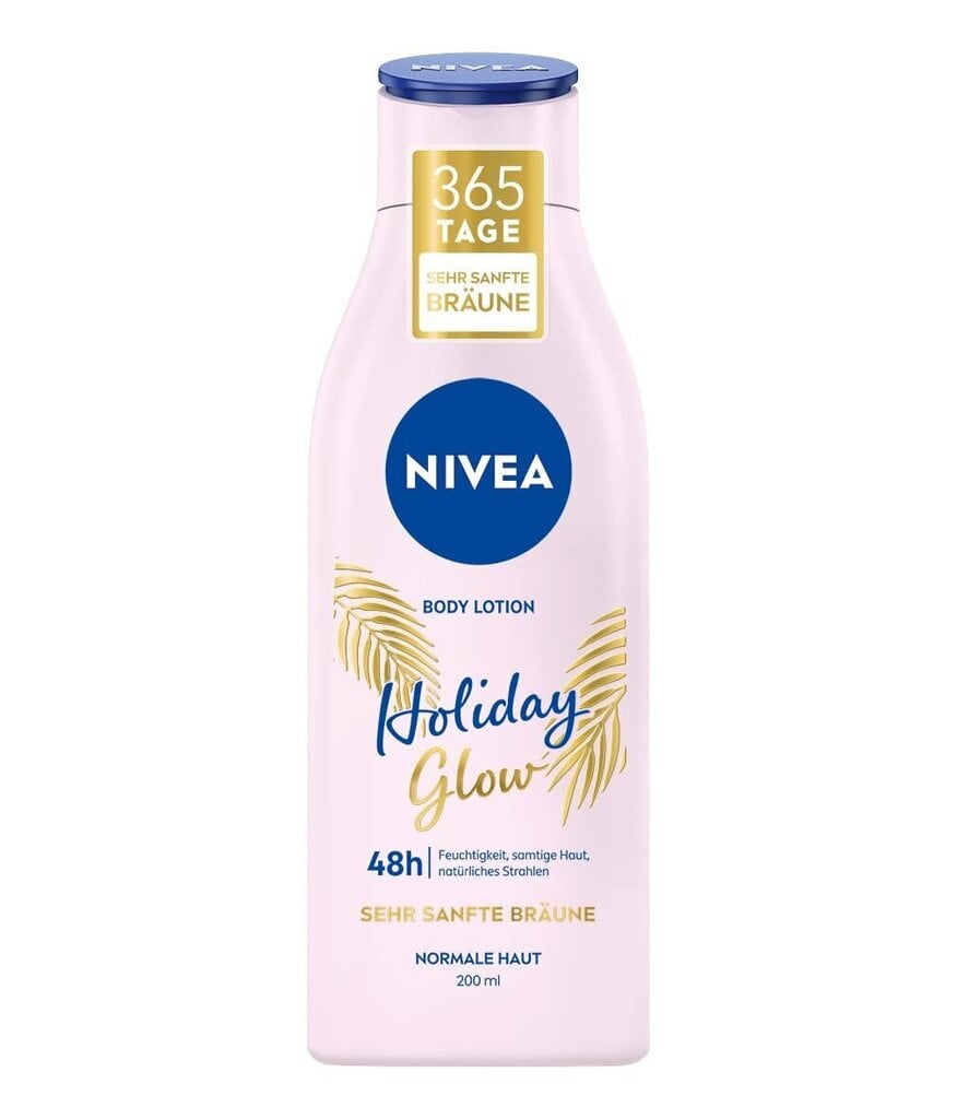 Nivea Holiday Glow Vartalovoide 48 tunnin kosteutus, 200 ml hinta ja tiedot | Vartalovoiteet ja -emulsiot | hobbyhall.fi