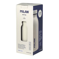 Milan Sunset ruostumatonta terästä oleva pullo, valkoisen värinen (354 ml) hinta ja tiedot | Milan Retkeily | hobbyhall.fi