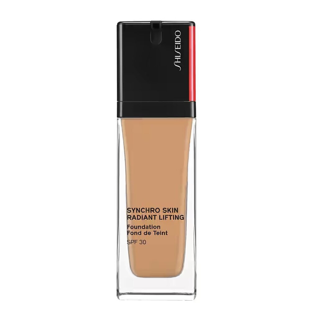 Shiseido Synchro Skin Radiant Lifting Foundation Kiinteyttävä meikkivoide SPF30 350 Maple, 30 ml hinta ja tiedot | Meikkivoiteet ja puuterit | hobbyhall.fi