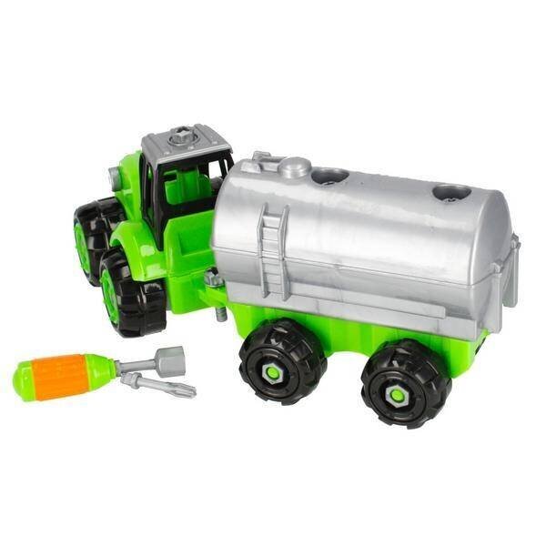 Tractor Mega Creative, vihreän värinen hinta ja tiedot | Poikien lelut | hobbyhall.fi