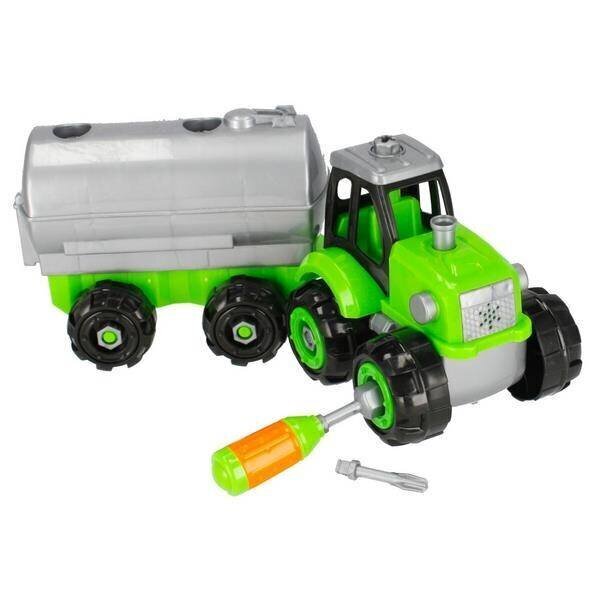 Tractor Mega Creative, vihreän värinen hinta ja tiedot | Poikien lelut | hobbyhall.fi