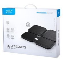 deepcool Multicore x6 Notebook cooler up hinta ja tiedot | Kannettavien tietokoneiden lisätarvikkeet | hobbyhall.fi