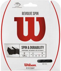 Tennismailanauha Wilson Revolve Spin 17 / 1,25 mm, musta hinta ja tiedot | Wilson Urheilu ja vapaa-aika | hobbyhall.fi