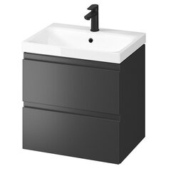 Kylpyhuonekaappi pesualtaalla Cersanit 893 MODUO 60, musta/harmaa hinta ja tiedot | Euroliux Huonekalut ja sisustus | hobbyhall.fi