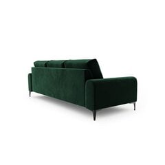 Kolmen istuttava sohva Velvet Larnite, 222x102x90 cm, tummanvihreä hinta ja tiedot | Sohvat ja vuodesohvat | hobbyhall.fi