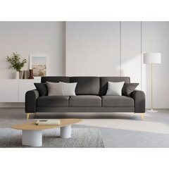 Kolmen istuttava sohva Larnite, 222x102x90 cm, tummanharmaa hinta ja tiedot | Sohvat ja vuodesohvat | hobbyhall.fi