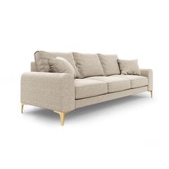 Neljän istuttava sohva Larnite, 237x102x90 cm, vaaleanruskea hinta ja tiedot | Sohvat ja vuodesohvat | hobbyhall.fi