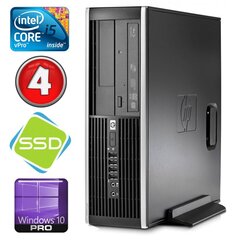 HP 8100 Elite SFF i5-650 4GB 120SSD DVD WIN10Pro hinta ja tiedot | Pöytätietokoneet | hobbyhall.fi